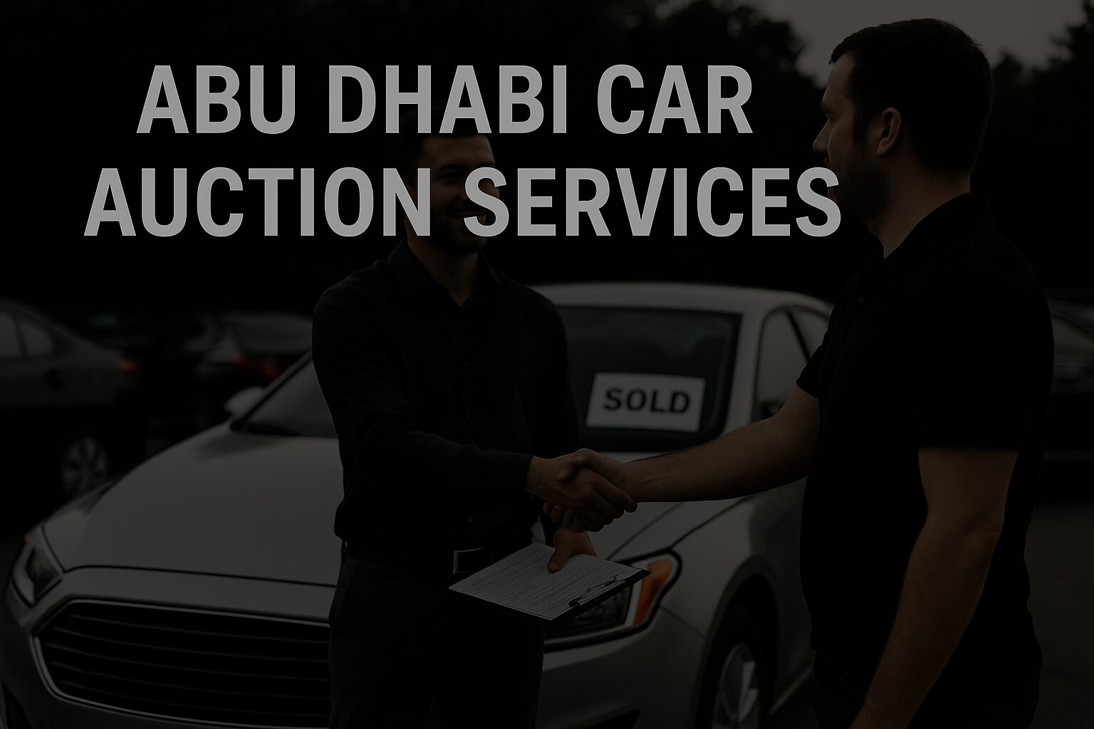 Your Go-To Resource for Abu Dhabi Car Auction Services