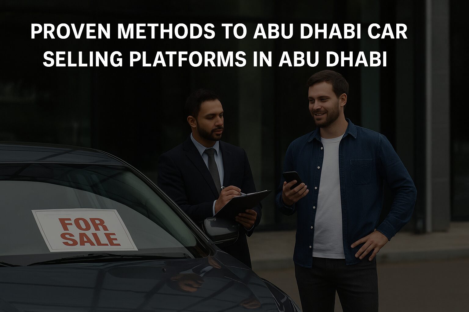 Proven Methods to Abu Dhabi Car Selling Platforms in Abu Dhabi