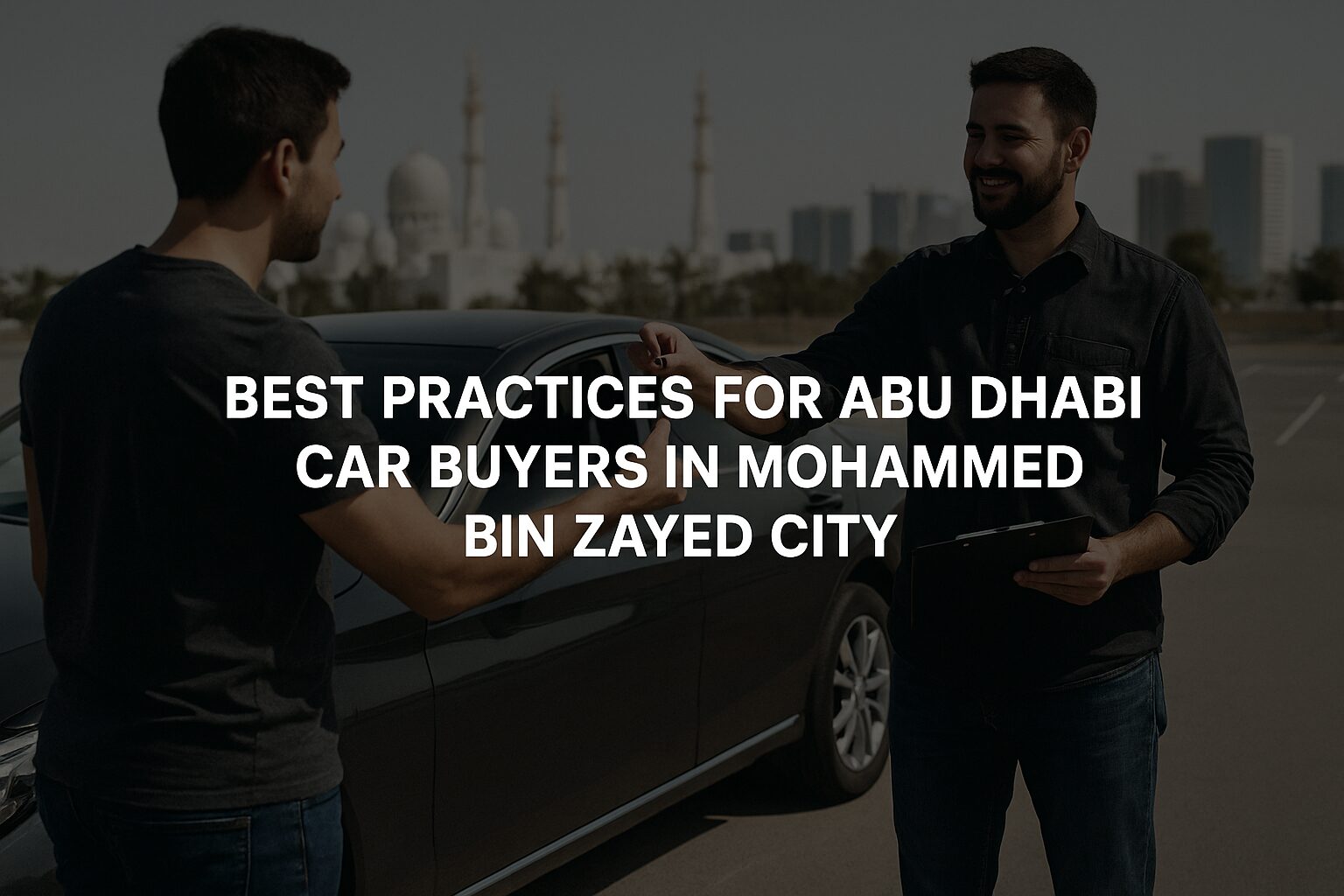 Best Practices for Abu Dhabi Car Buyers in Mohammed Bin Zayed City