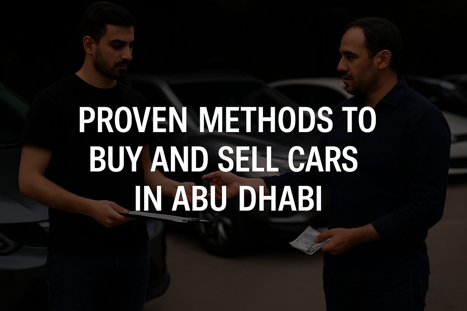 Proven Methods to Buy and Sell Cars in Abu Dhabi