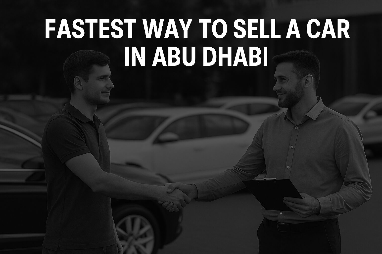 Top Tips for Fastest Way to Sell a Car in Abu Dhabi