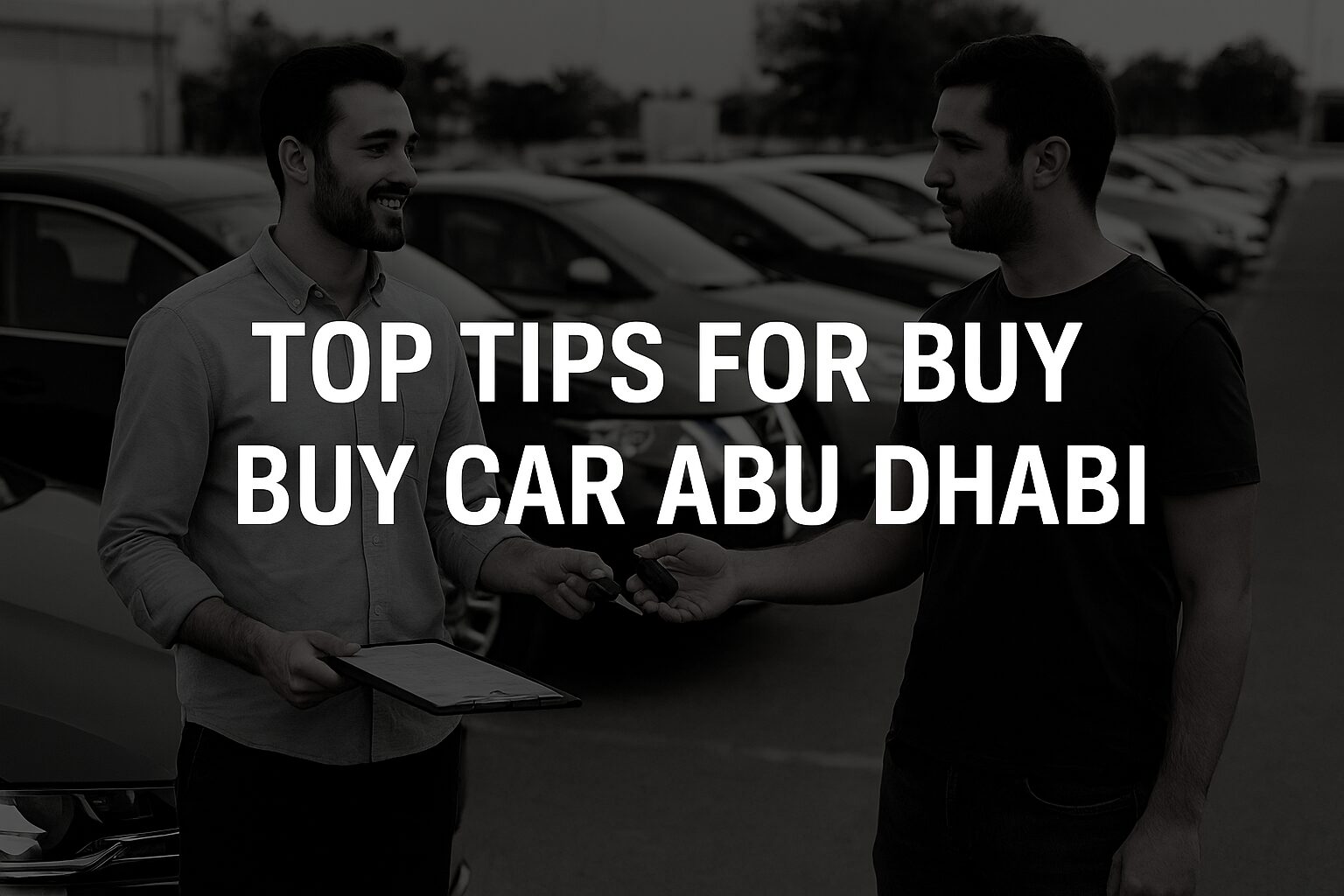 Top Tips for Buy Any Car Abu Dhabi