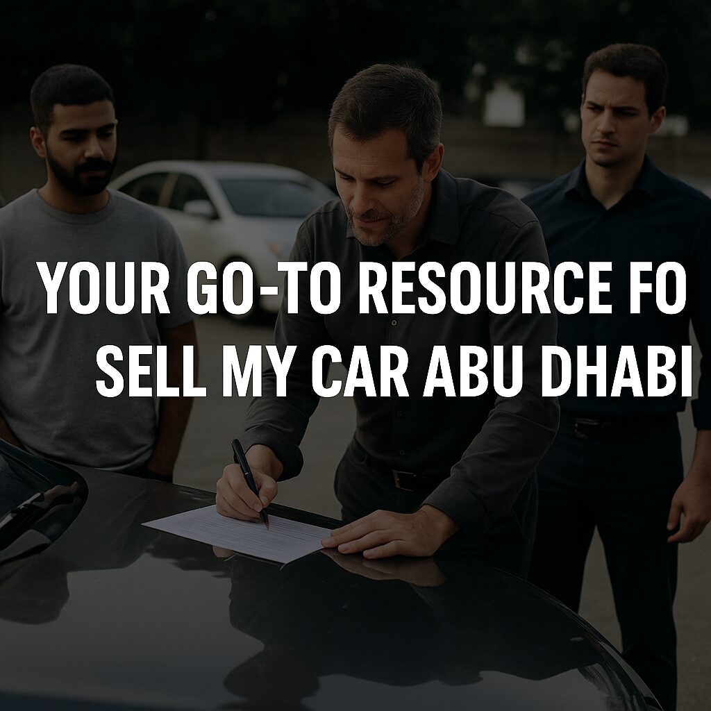 Your Go-To Resource to Sell My Car Abu Dhabi