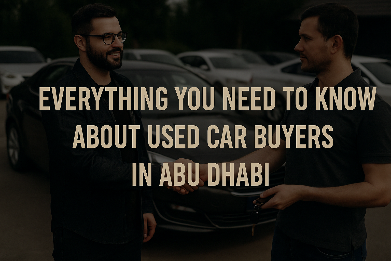 Everything You Need to Know About Used Car Buyers in Abu Dhabi