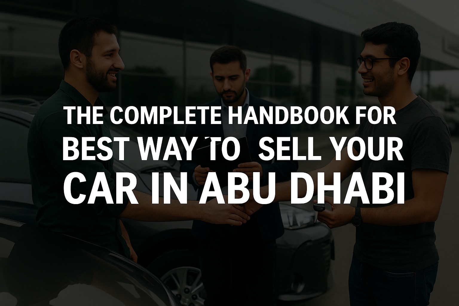 The Complete Handbook for Best Way to Sell Your Car in Abu Dhabi