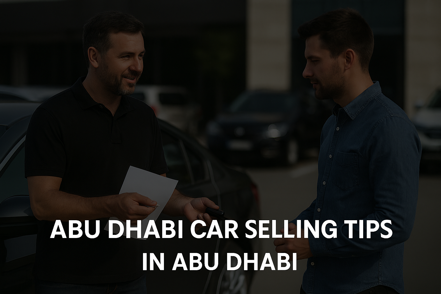 How to Easily Use Abu Dhabi Car Selling Tips