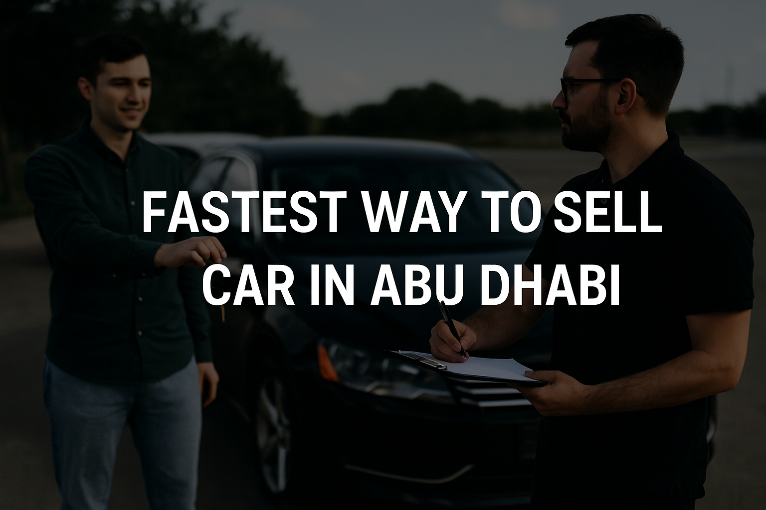 Top Tips for Fastest Way to Sell a Car in Abu Dhabi