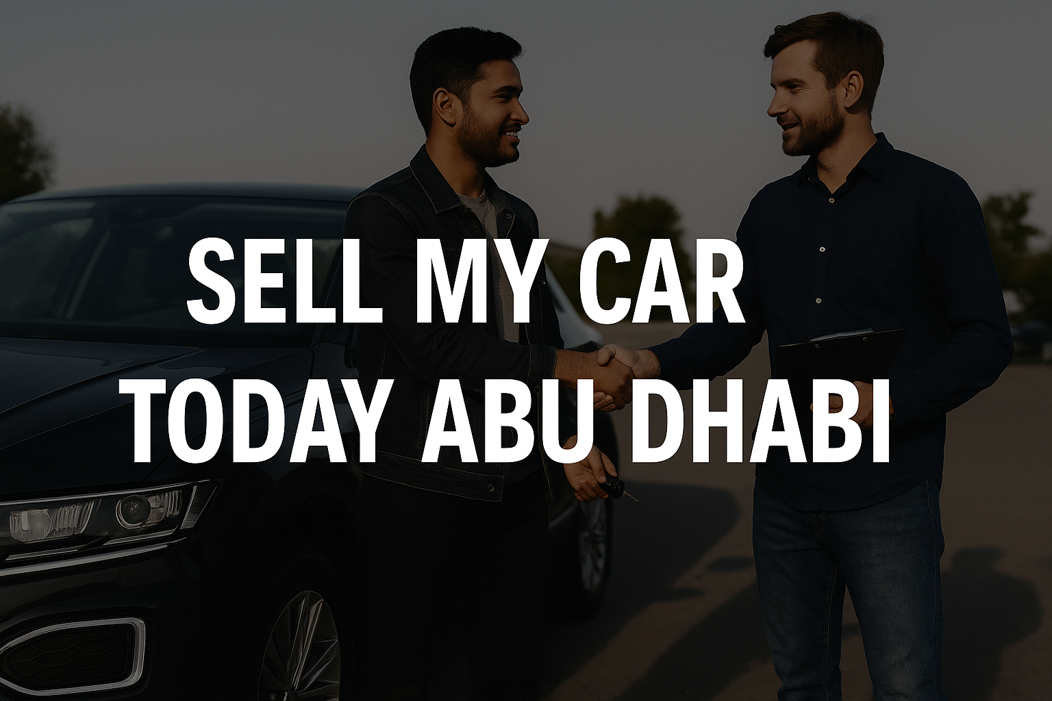 Expert Advice to Sell My Car Today in Abu Dhabi