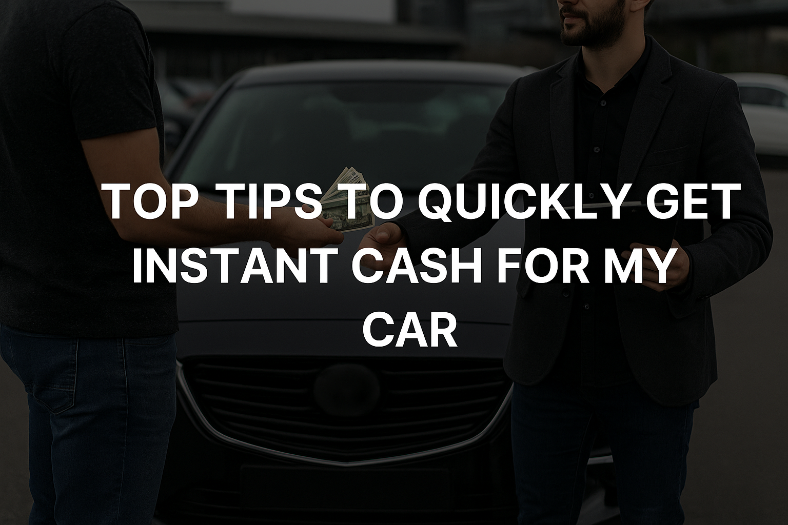 Top Tips to Quickly Get Instant Cash for My Car