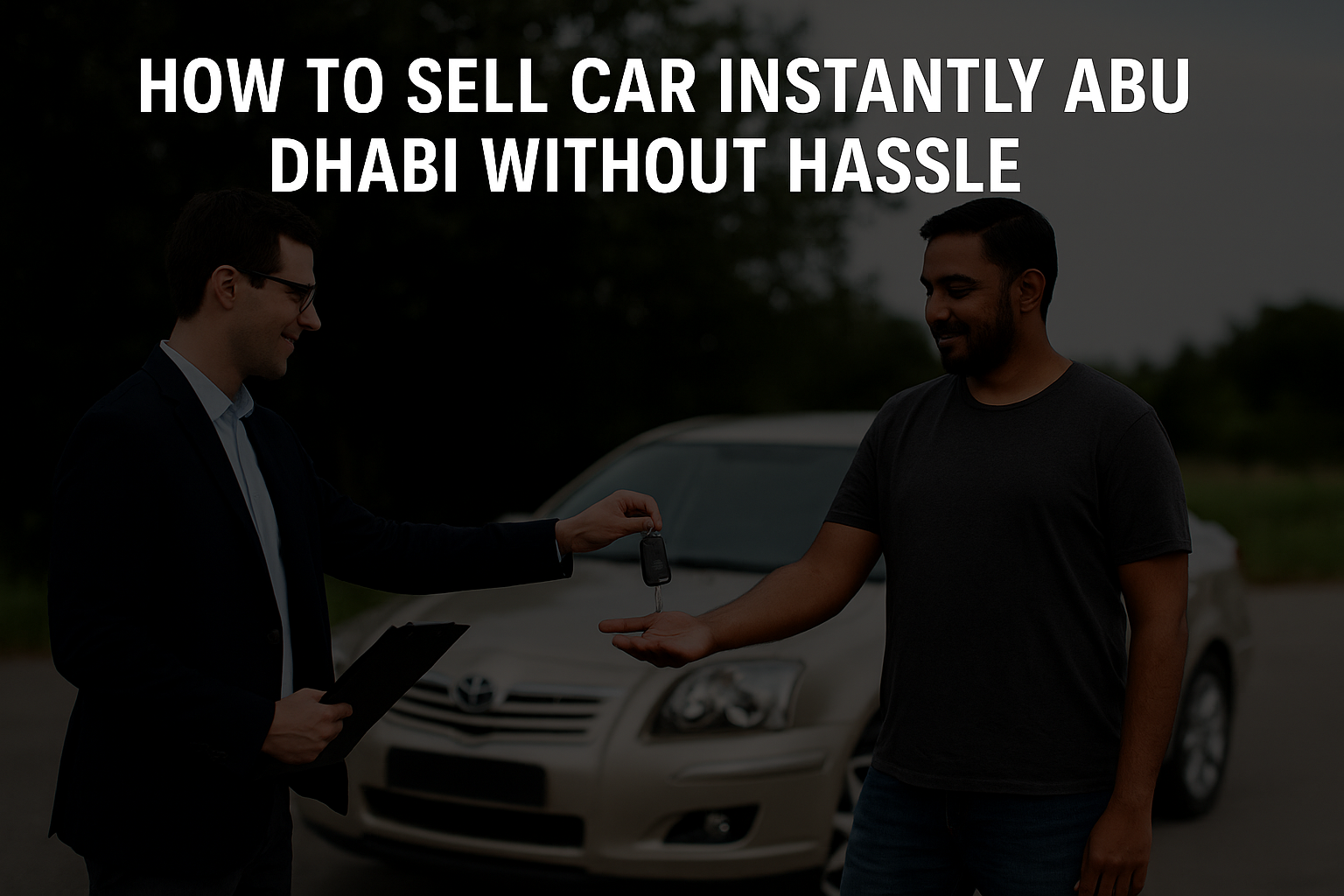 How to Sell Car Instantly Abu Dhabi Without Hassle
