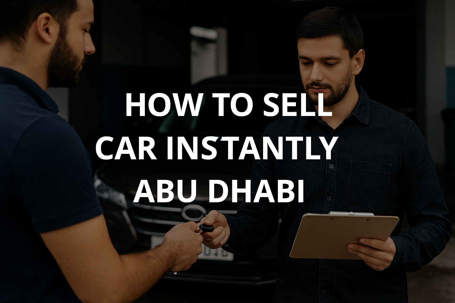 How to Sell Car Instantly Abu Dhabi Without Hassle