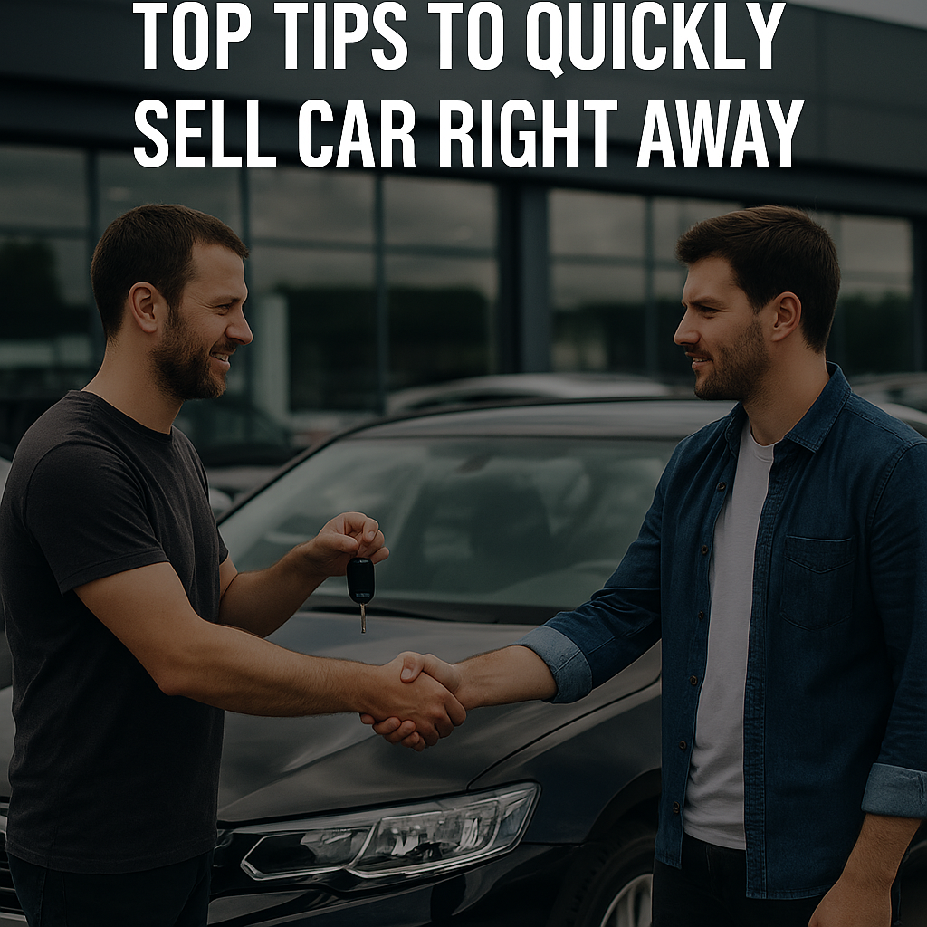 Top Tips to Quickly Sell Car Right Away