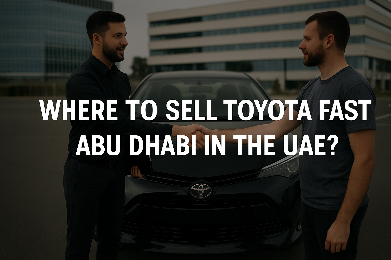 Where to Sell Toyota Fast Abu Dhabi in the UAE