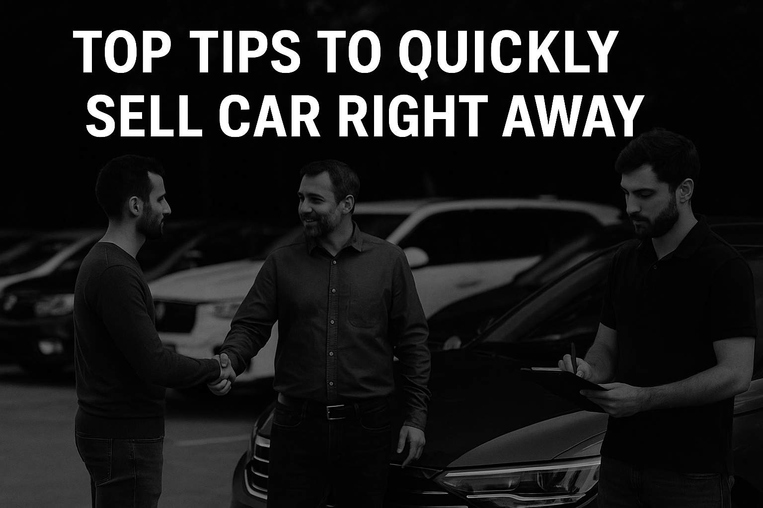 Top Tips to Quickly Sell Car Right Away