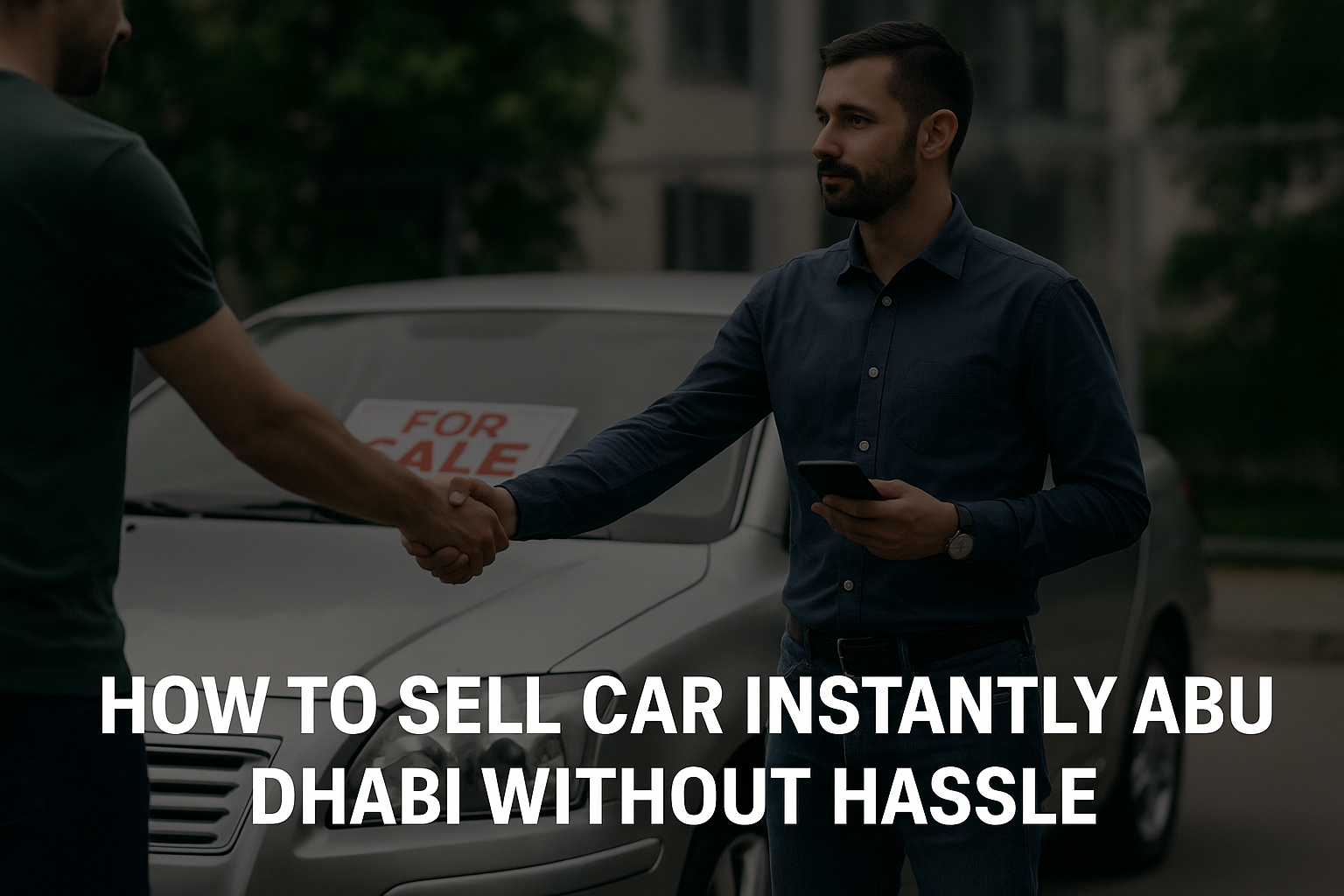 How to Sell Car Instantly Abu Dhabi Without Hassle