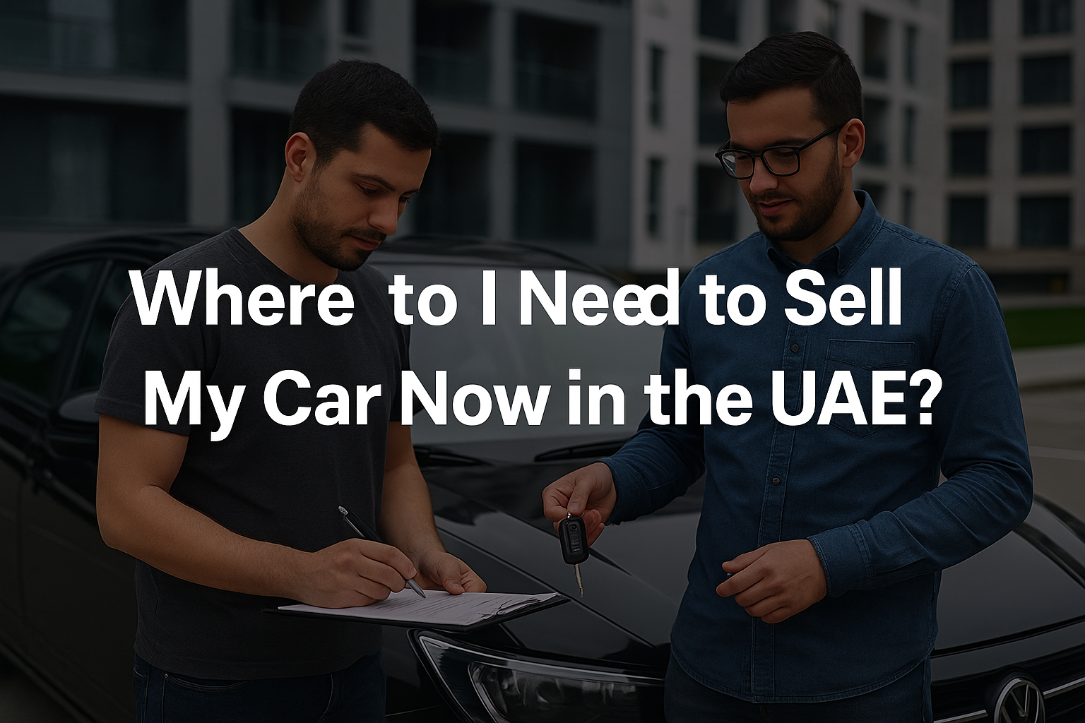 Where to I Need to Sell My Car Now in the UAE?