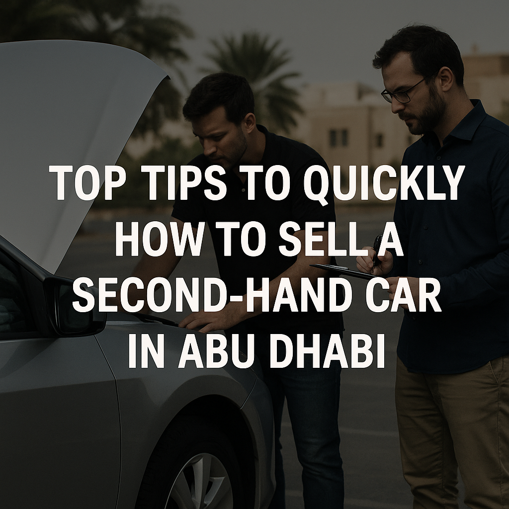 Top Tips to Quickly How To Sell A Second-Hand Car In Abu Dhabi