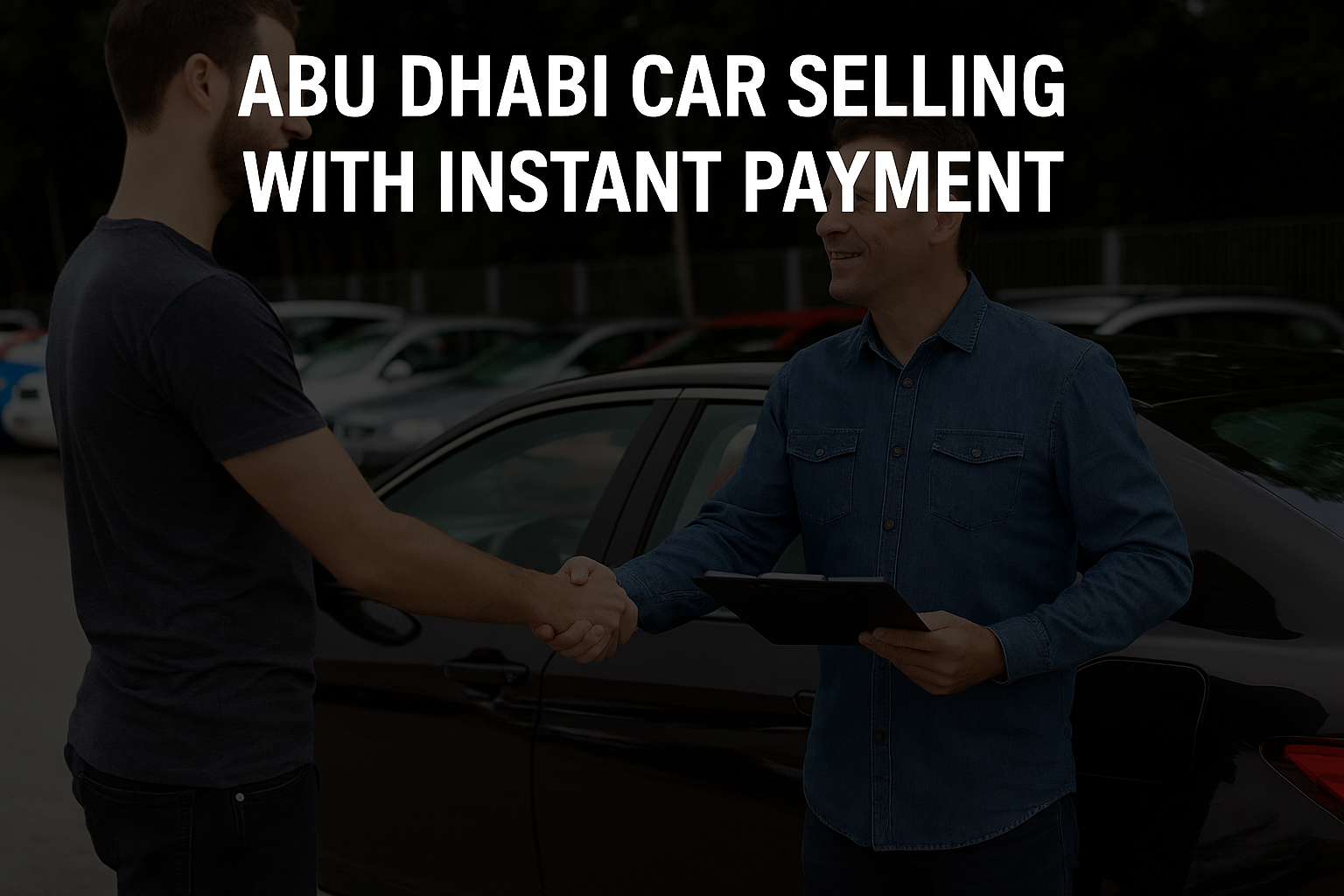 Top Tips for Quick Abu Dhabi Car Selling with Instant Payment