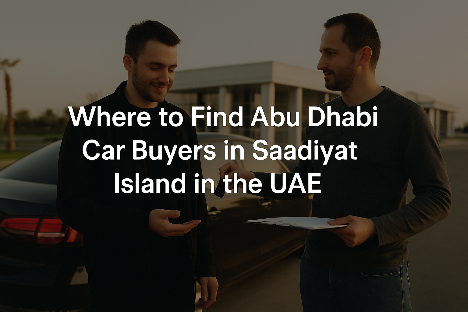 Where to Find Abu Dhabi Car Buyers in Saadiyat Island