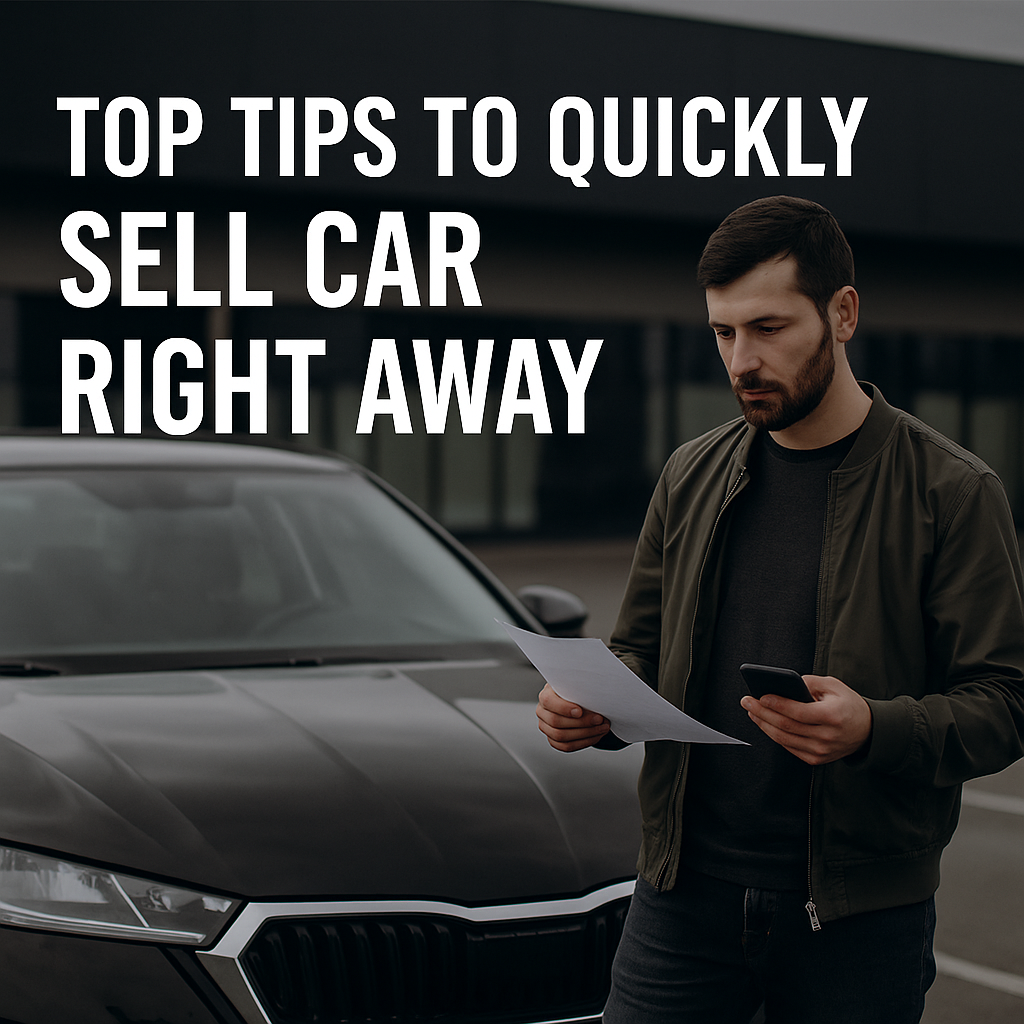 Top Tips to Quickly Sell Car Right Away