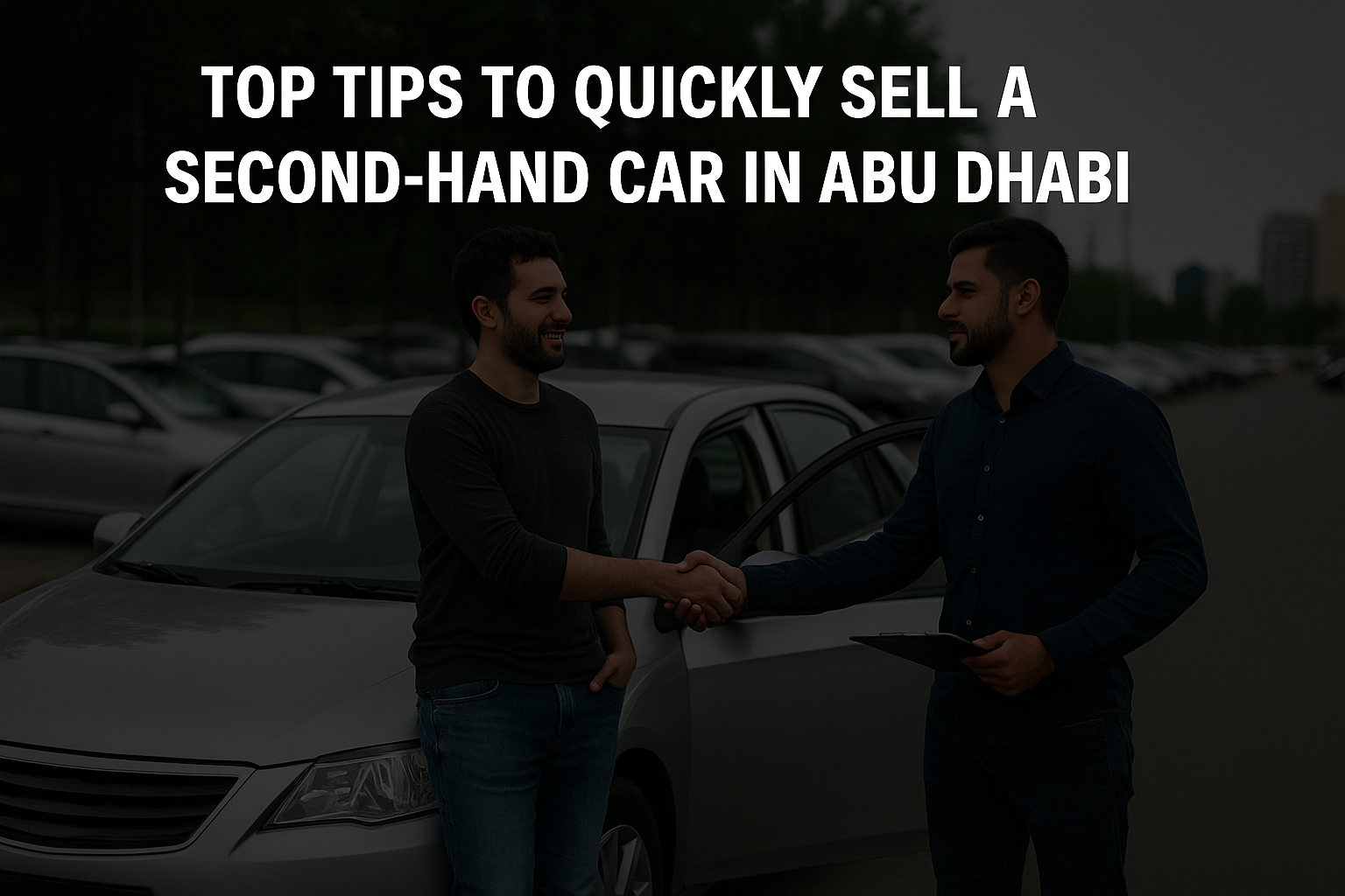Top Tips to Quickly Sell a Second-Hand Car in Abu Dhabi