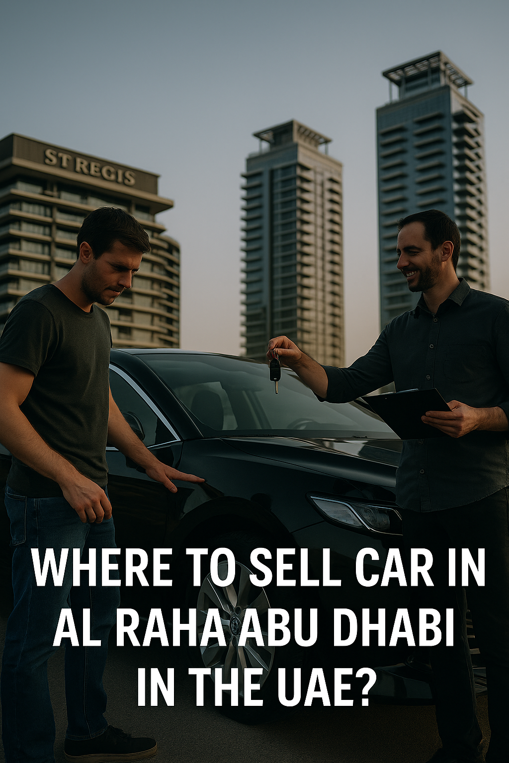 Where to Sell Car in Al Raha Abu Dhabi in the UAE