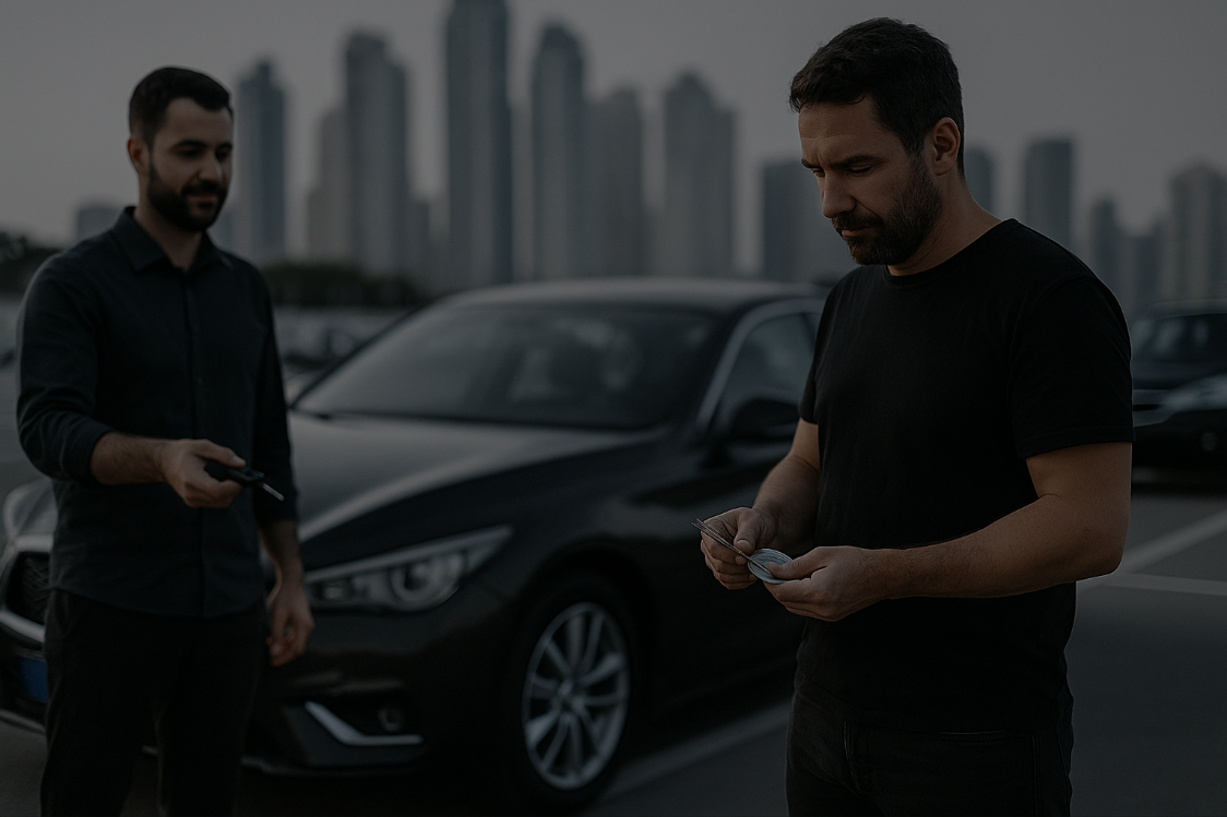 مشتري سيارات نقدًا بالقرب من نخلة جميرا