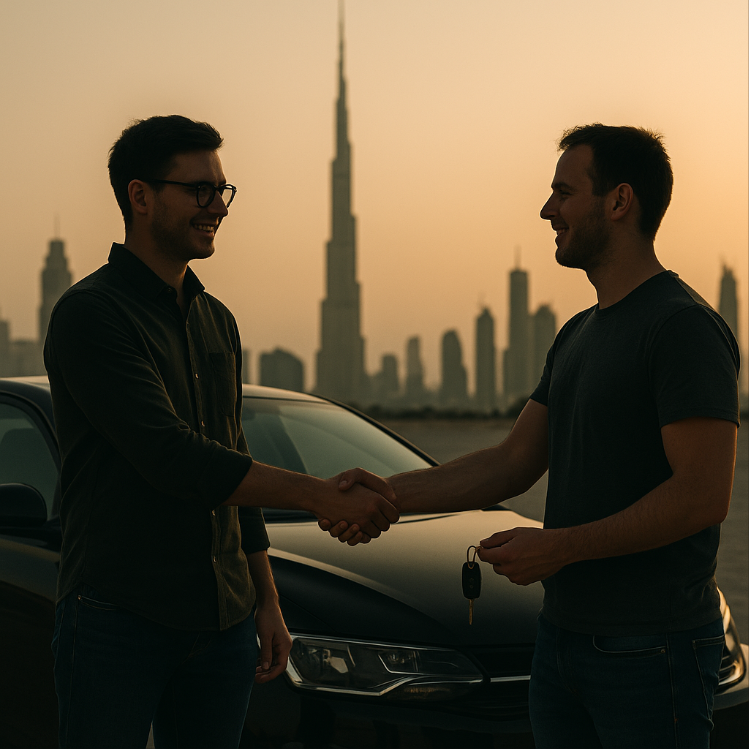 مشتري السيارات في نفس اليوم بالقرب من وسط مدينة دبي