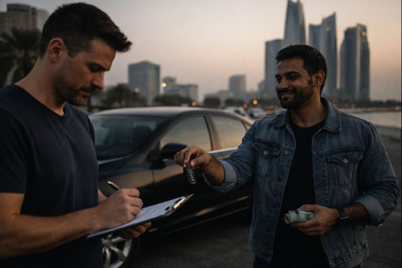 وسطاء شراء السيارات في نفس اليوم بالقرب من نخلة جميرا