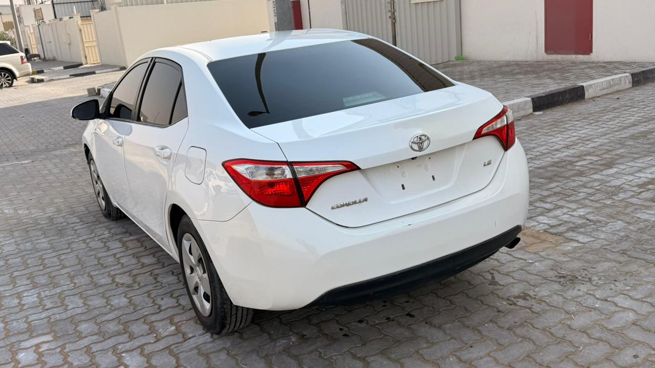 Toyota Corolla LE – 2016 (USA Model)