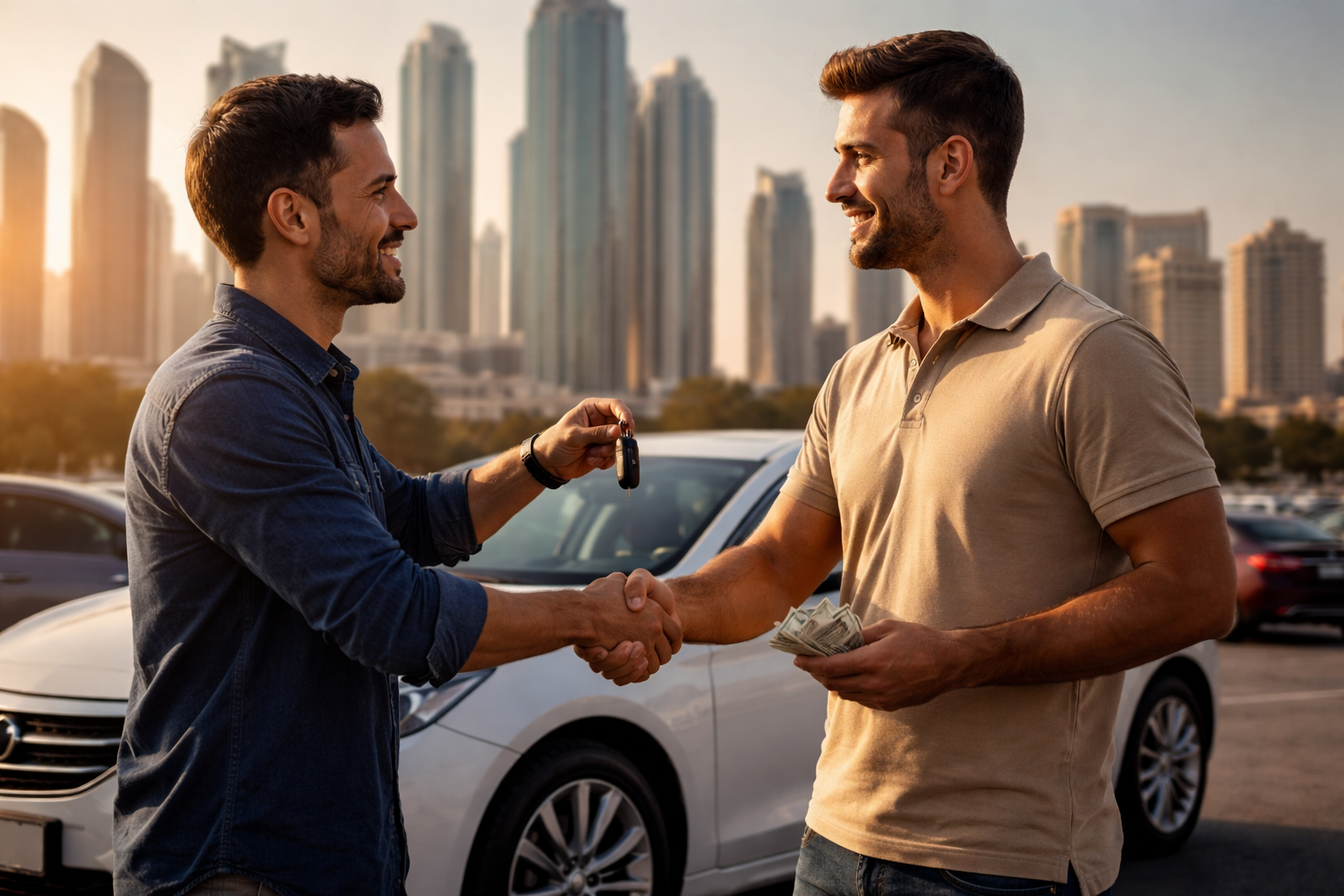 Get PAID CASH for My Car Near Al Zahiyah Abu Dhabi