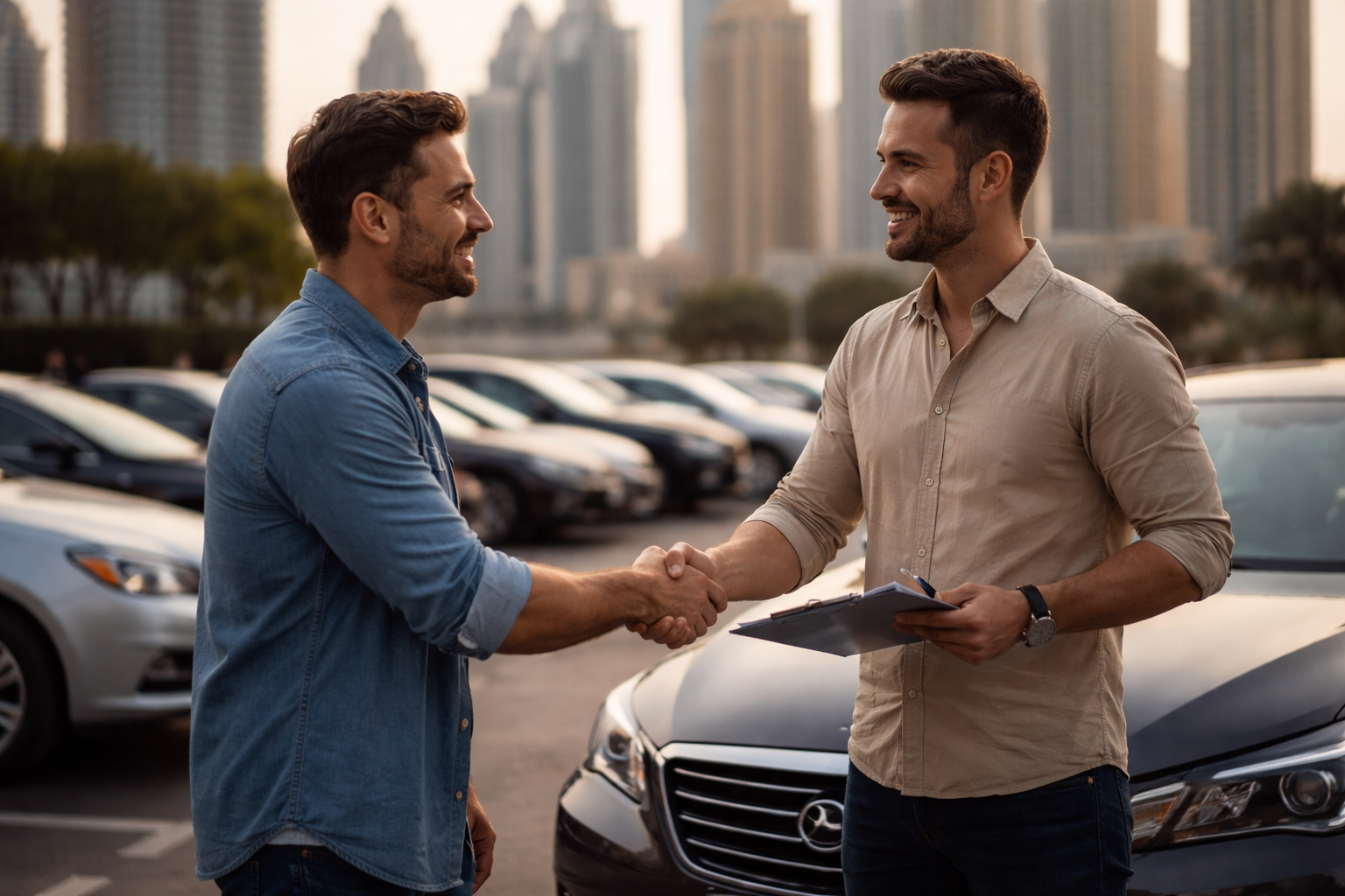 CASH Car Buyer Near Al Khail Gate for FAST Car Sales