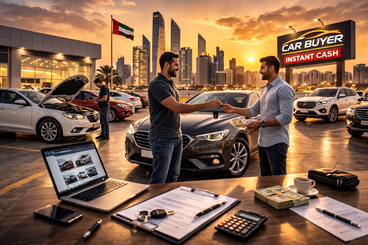 Sell My Car FAST for CASH Near Al Markaziyah