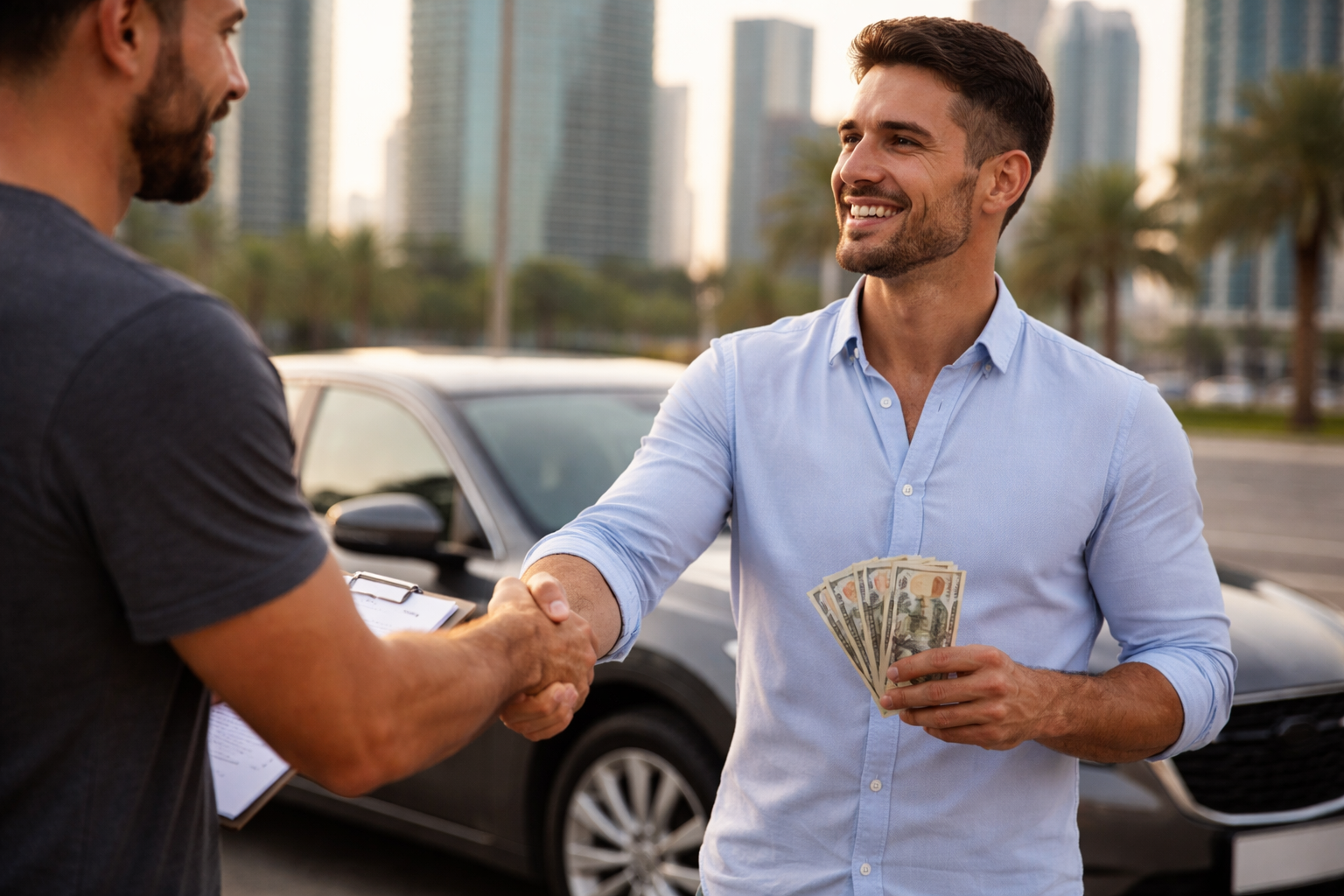 CASH for Your Car in Abu Dhabi