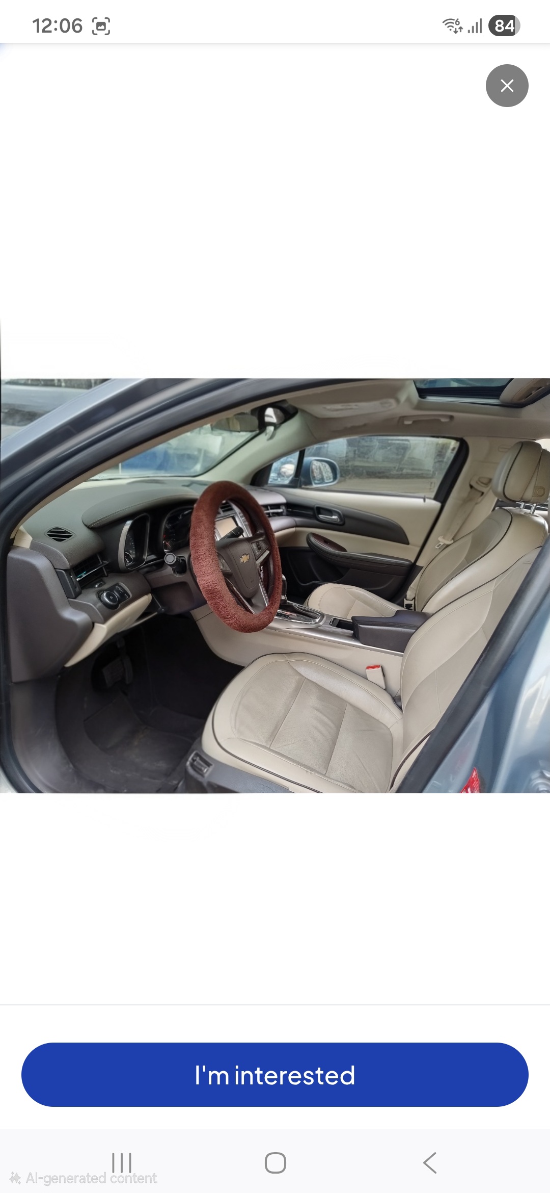 Chevrolet Malibu LTZ GCC 2013