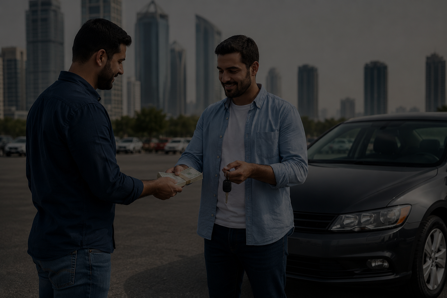 sell car online instantly in Al Majaz