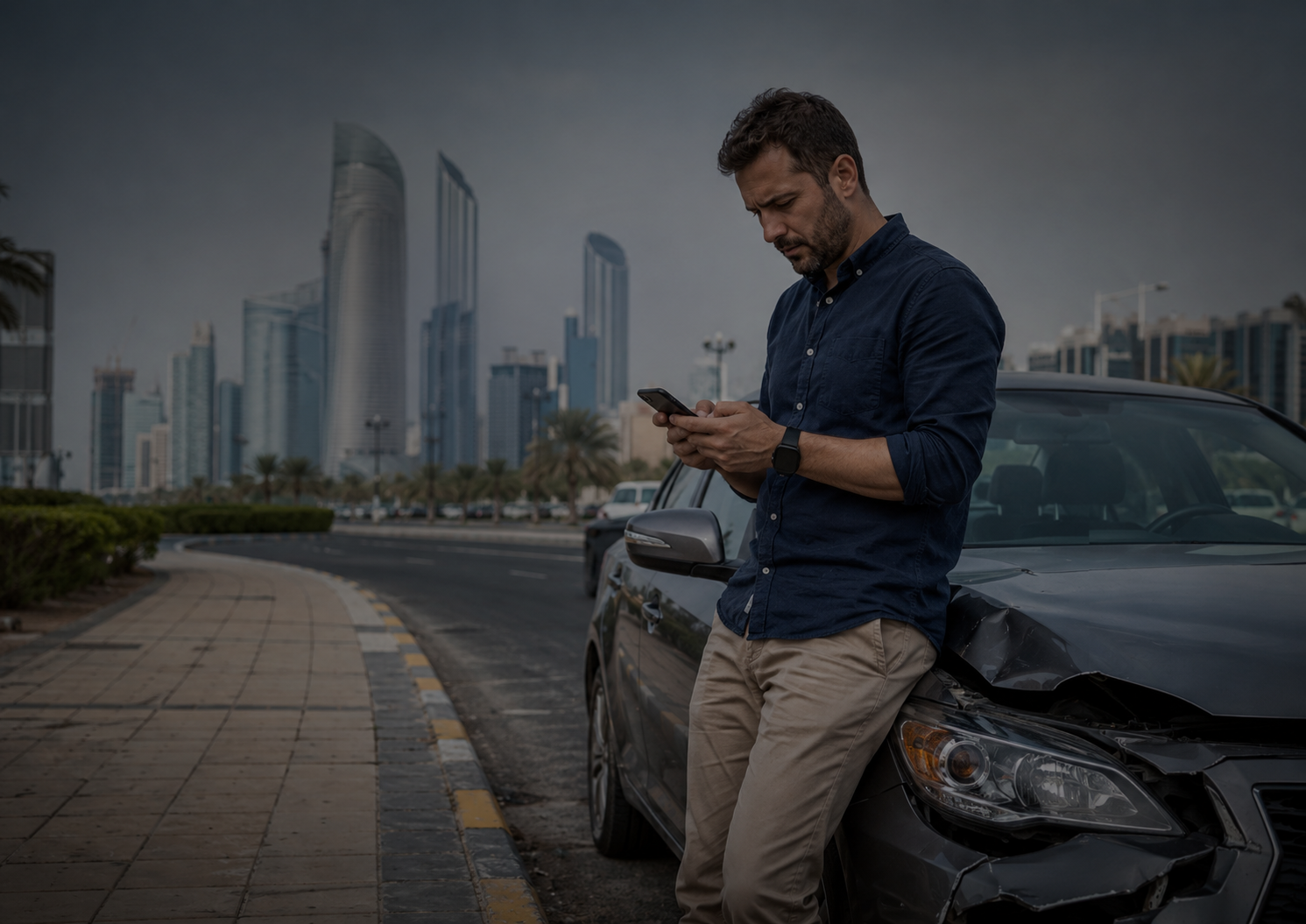 MOI Accident Check by Plate Number in Ajman