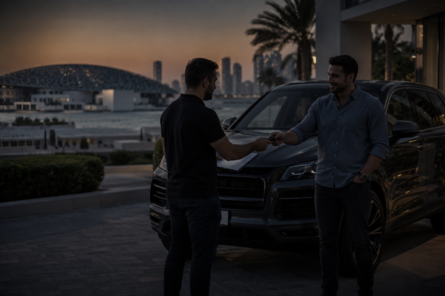 sell car without hassle in Yas Island