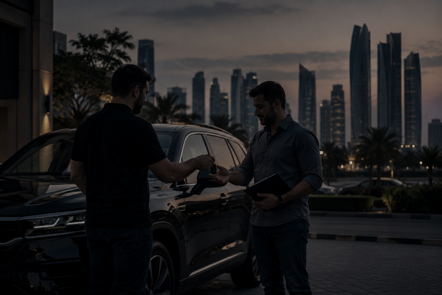 Instant cash offer for a used car in Abu Dhabi
